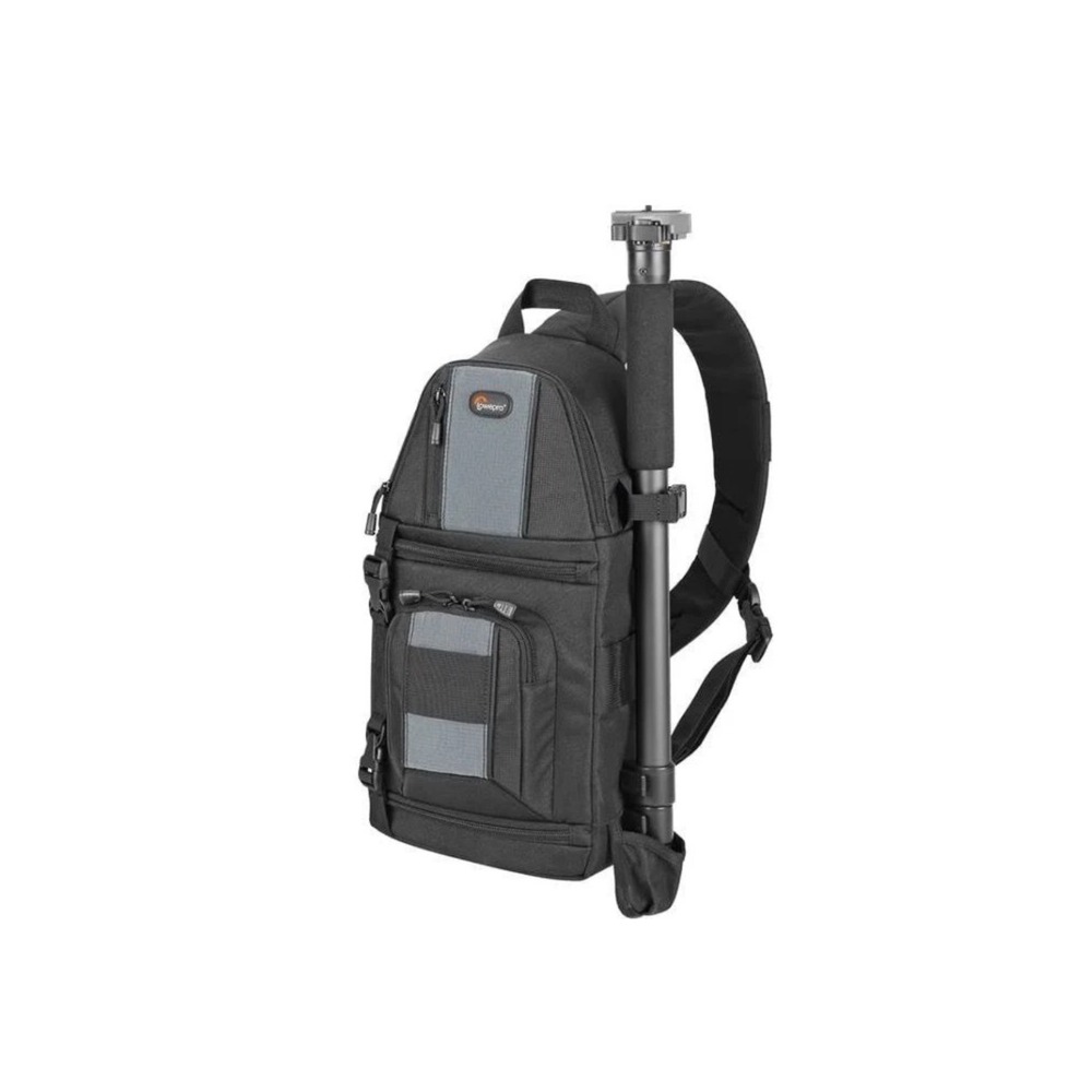 Lowepro Slingshot 102 AW DSLR Camera Sling Bag Black‎ Gray with Rain Cover - Picture 5 of 16